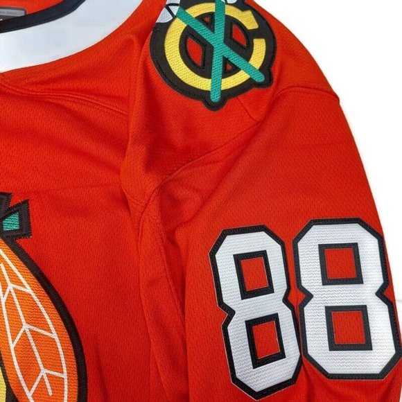 100% Men MEDIUM Fanatics NHL Chicago Blackhawks Patrick Kane Breakaway Jersey M - Picture 4 of 7